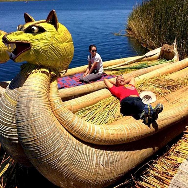 Uros Aruma-Uro On Uros Floating Islands Hotell Puno Eksteriør bilde