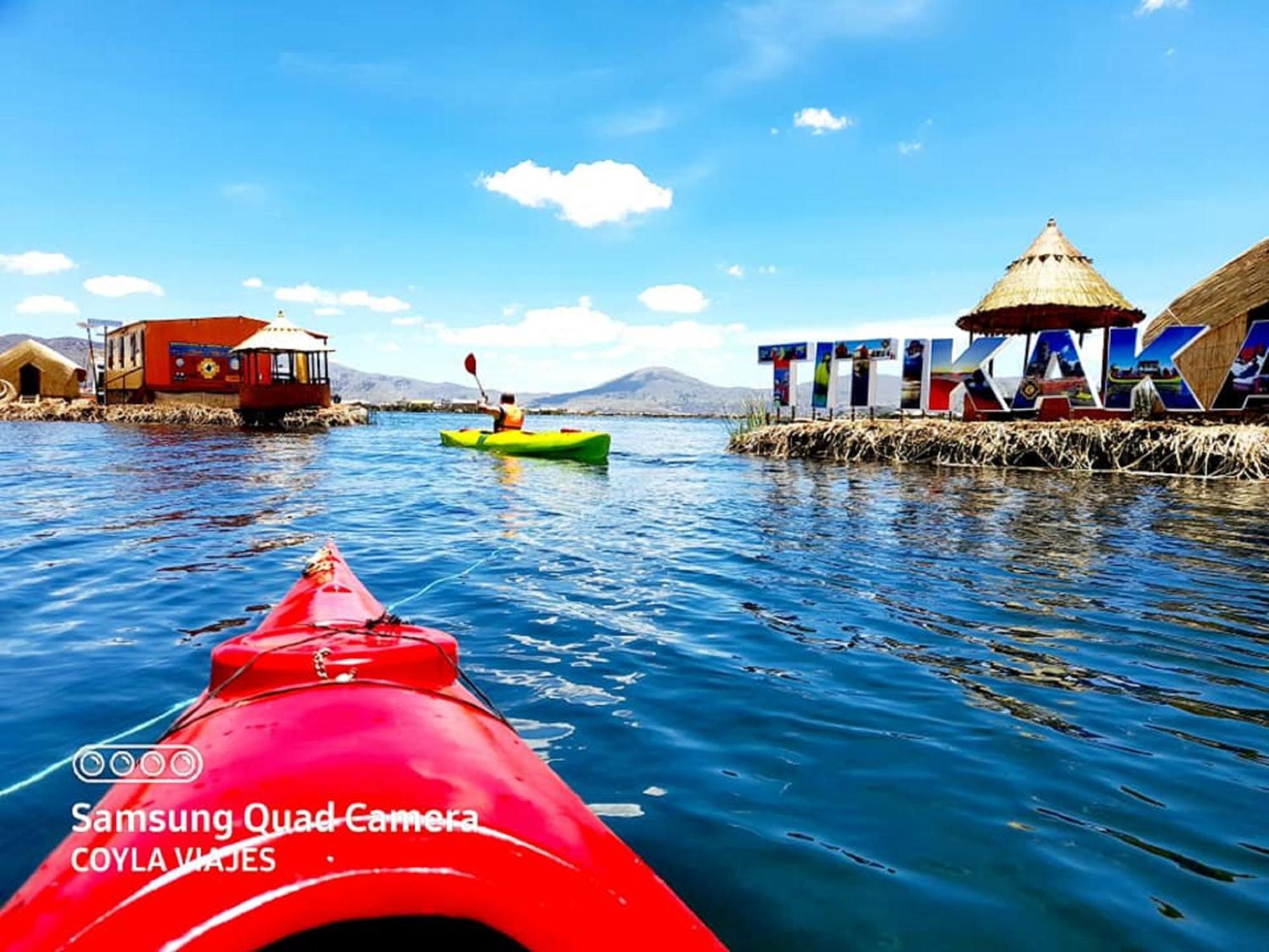 Uros Aruma-Uro On Uros Floating Islands Hotell Puno Eksteriør bilde