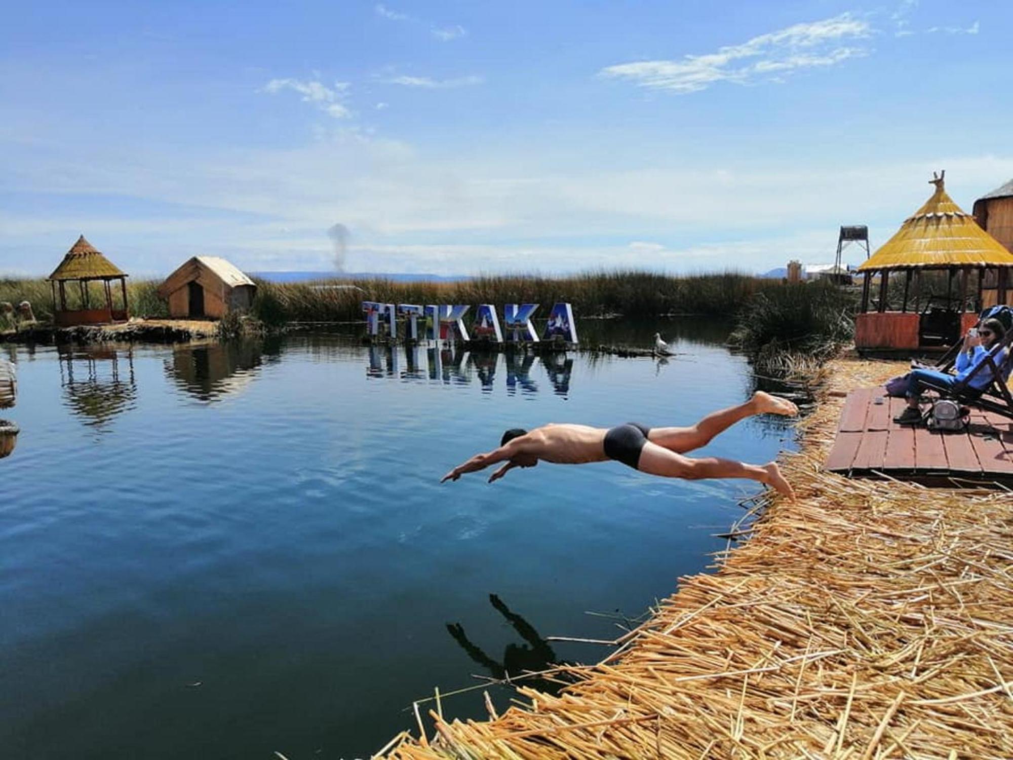Uros Aruma-Uro On Uros Floating Islands Hotell Puno Eksteriør bilde